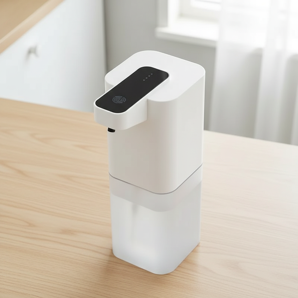 Automatyczny bezdotykowy dozownik mydła - widok z góry