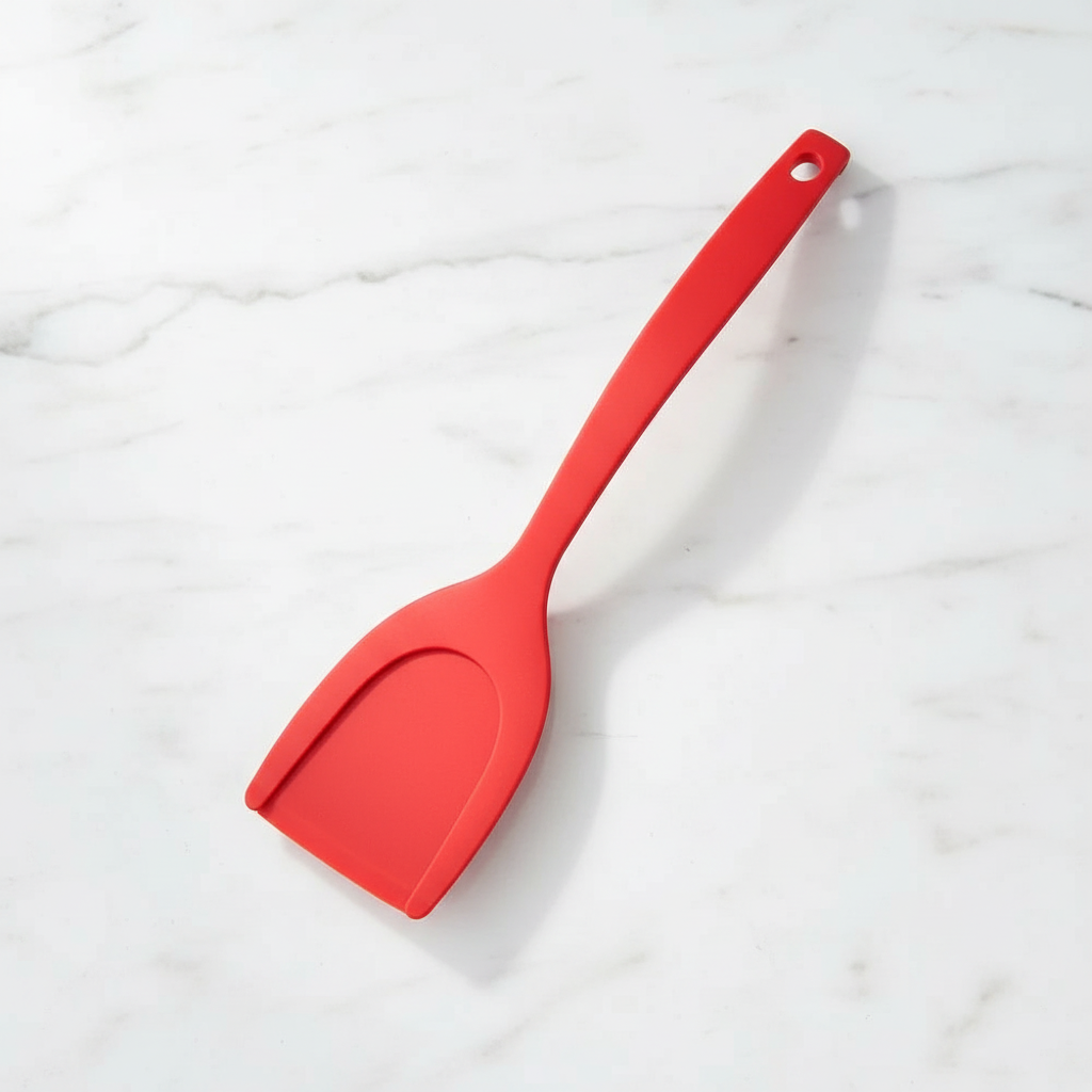 Szpatułka kuchenna czerwona - format kwadratowy